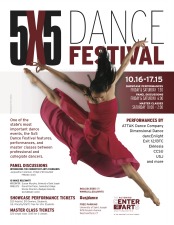 13th Annual 5x5 Dance Festival, Oct 16th, 2015